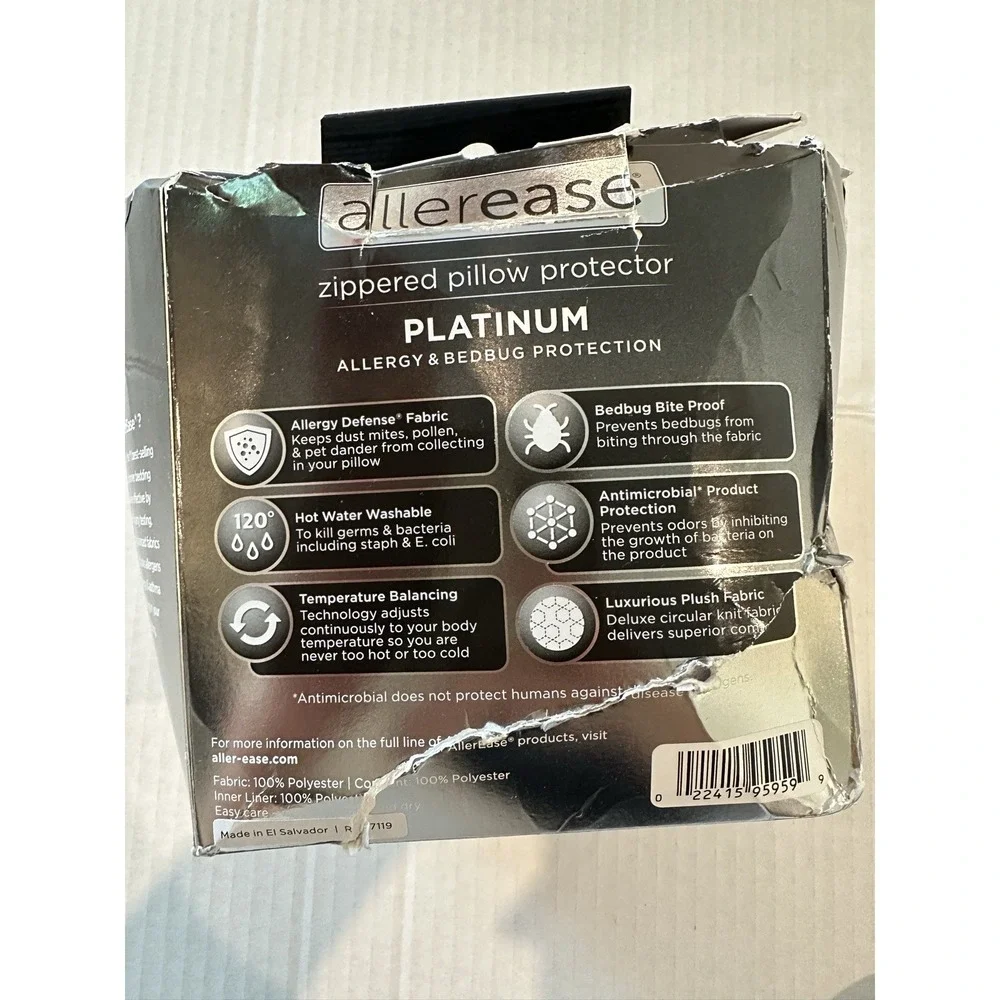 AllerEase Platinum Allergy Defense Particles Proof Temperatur Balancing Luxur...